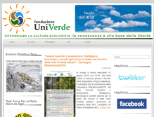 Tablet Screenshot of fondazioneuniverde.it